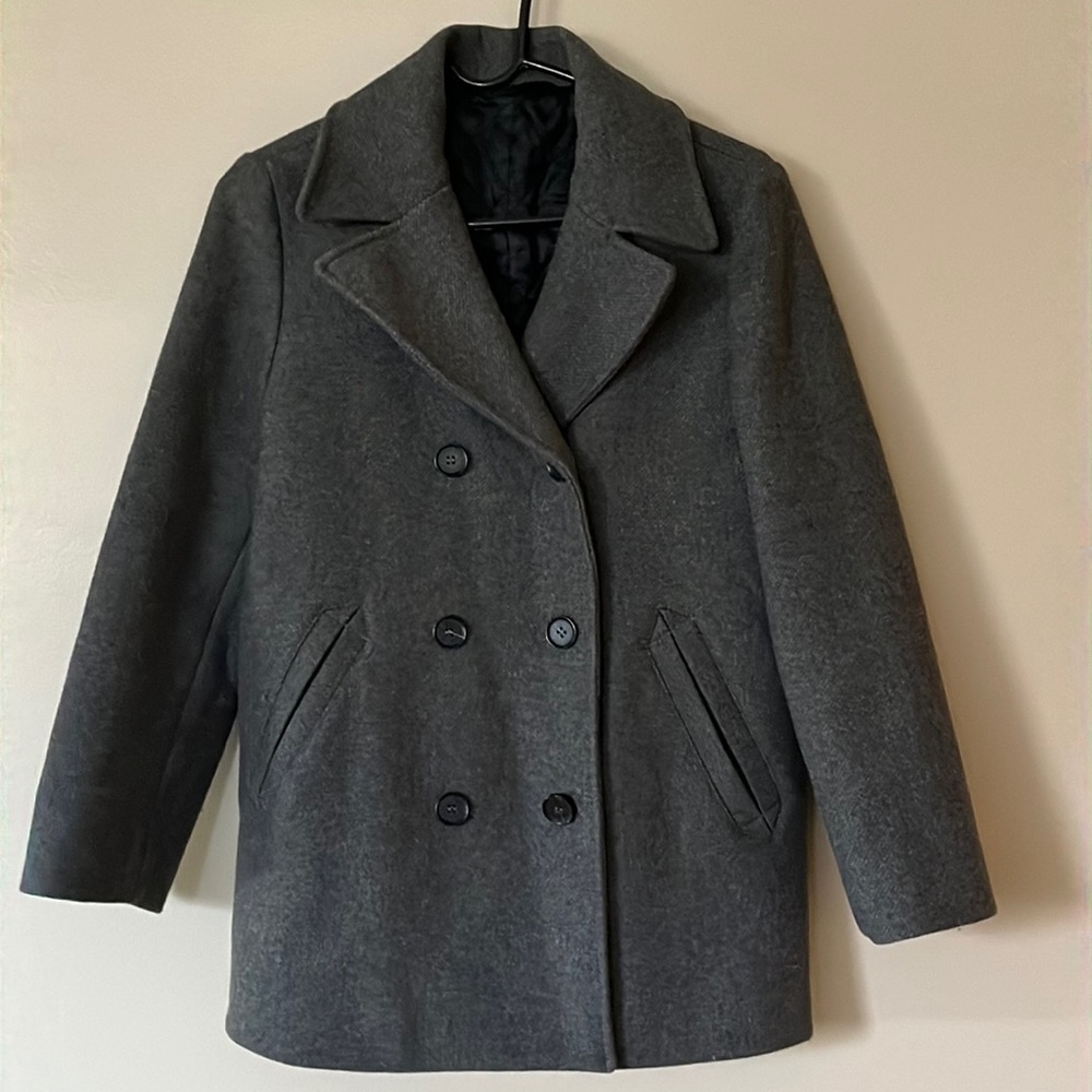 & OTHER STORIES Double Breasted Bouclé Coat
